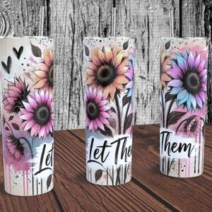 Let Them 20 oz Skinny Tumbler